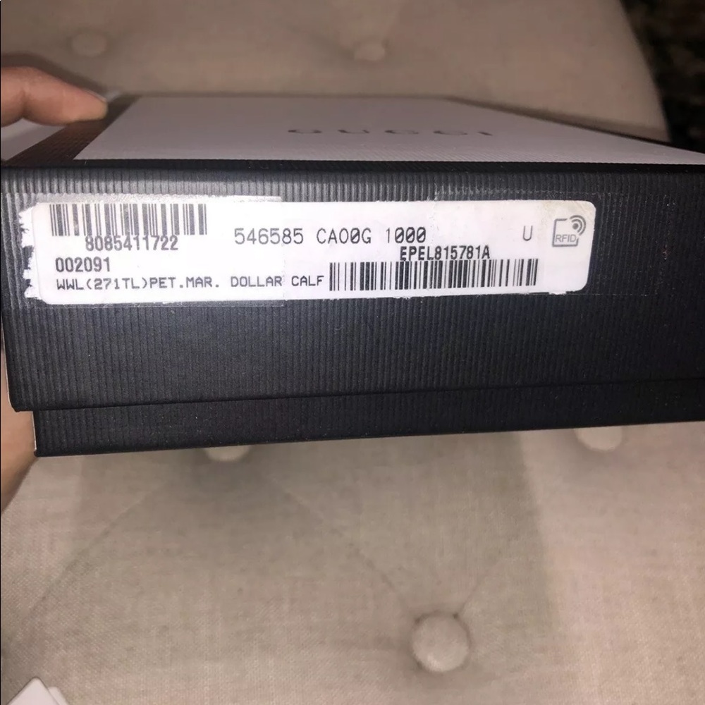 Gucci leather chain wallet GG marmont - Picture 5 of 8